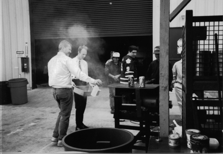 Historic Benner family and sheet metal business photograph