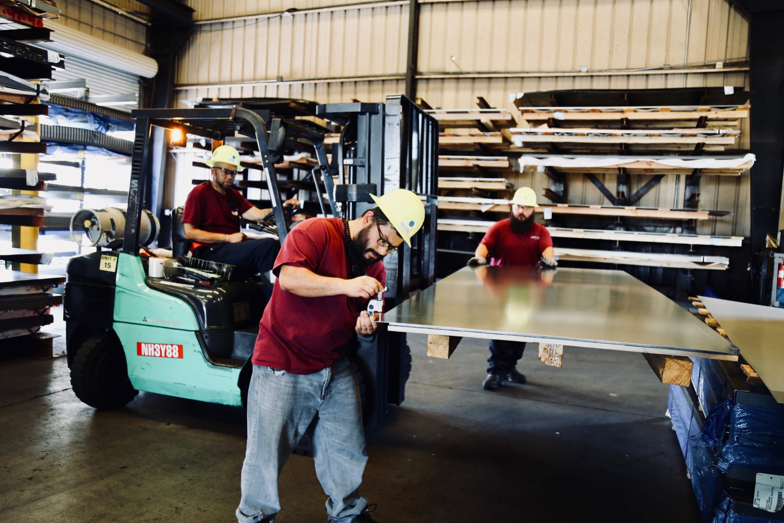 Quality inspection at Benner Metals — photograph 2