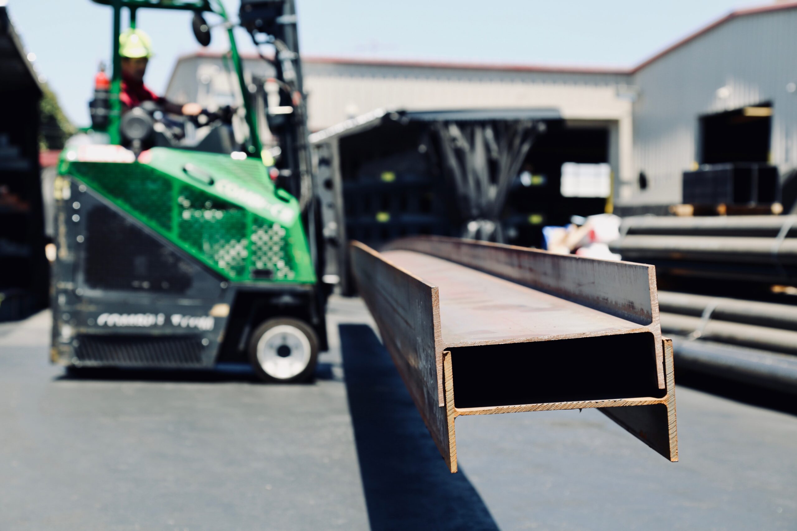 Benner Metals team loading material at the Fullerton warehouse