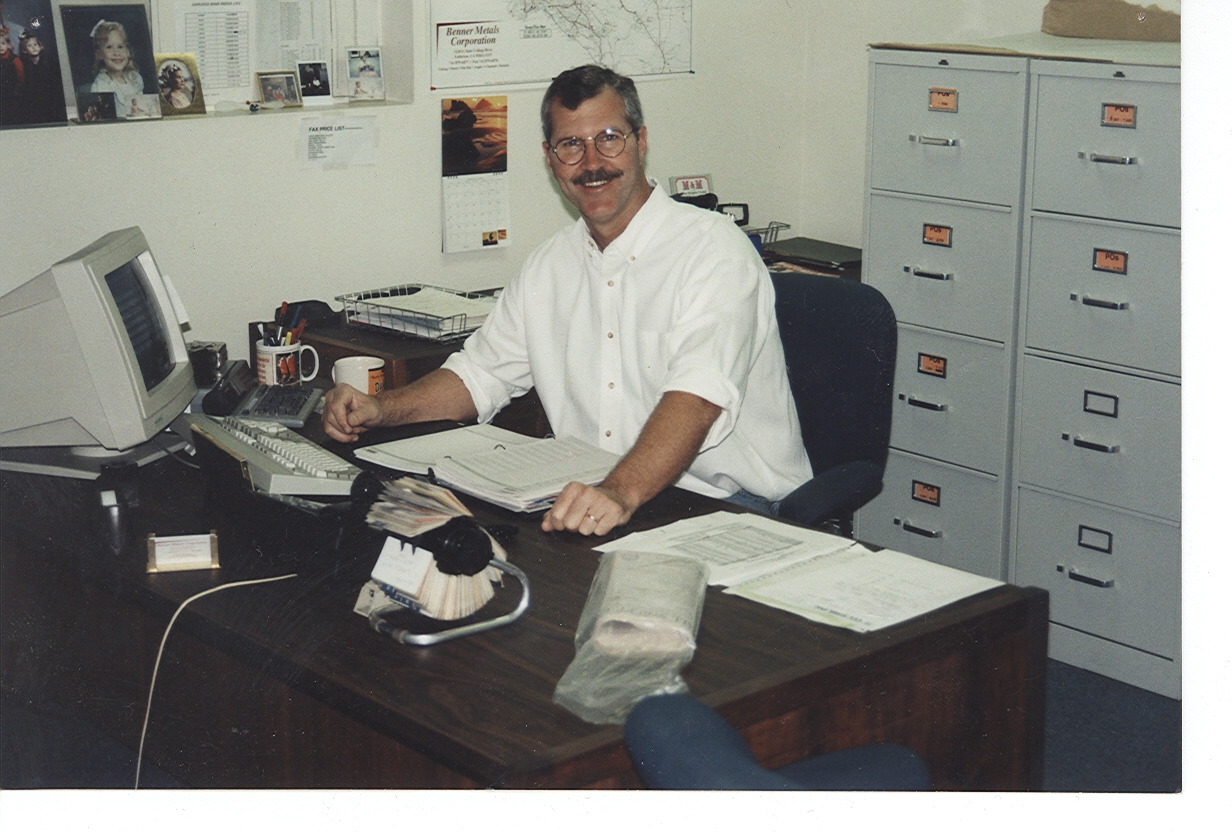 Historic Benner family and sheet metal business photograph